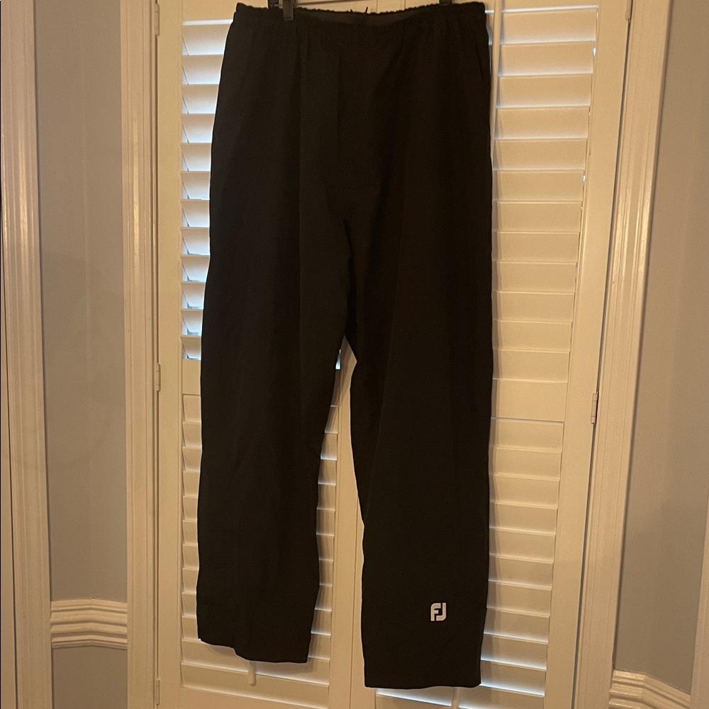 FootJoy Men's Black Performance Golf Rain Pants XXL
